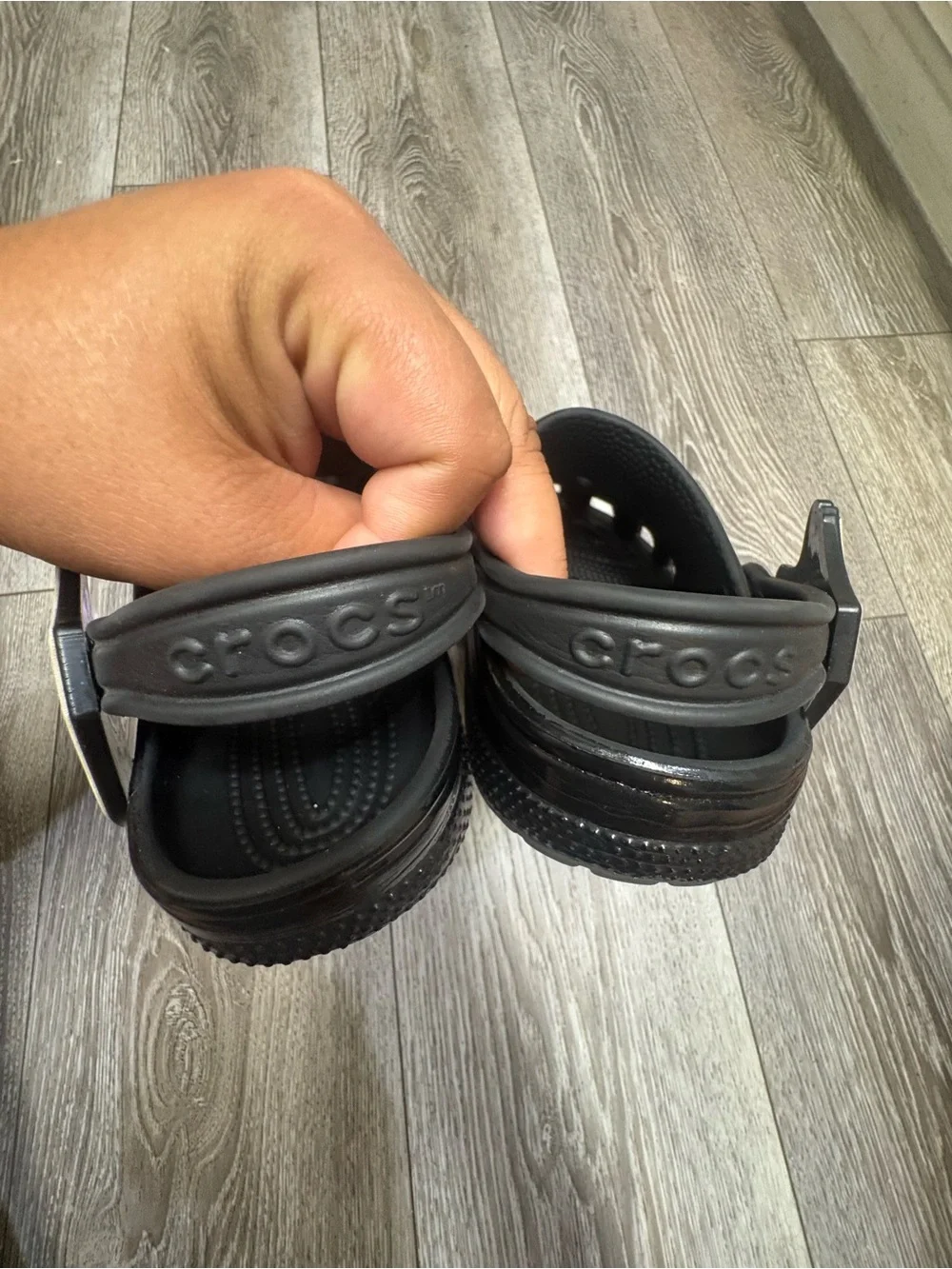 Bundle of 2 pair of Crocs for big kids size 3